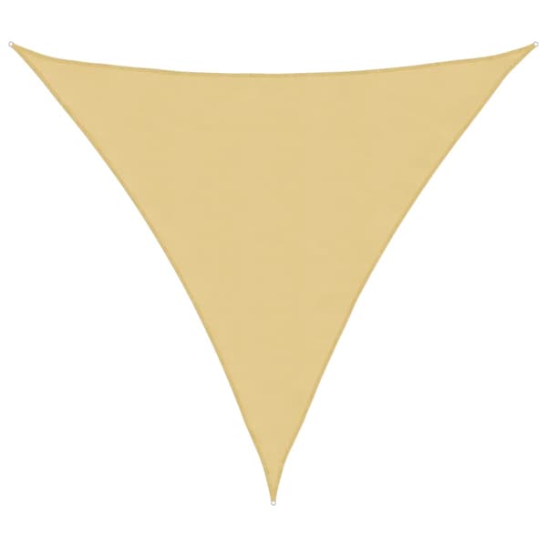 vidaXL solsejl, sand, 4,5x4,5x4,5m, 100% polyester