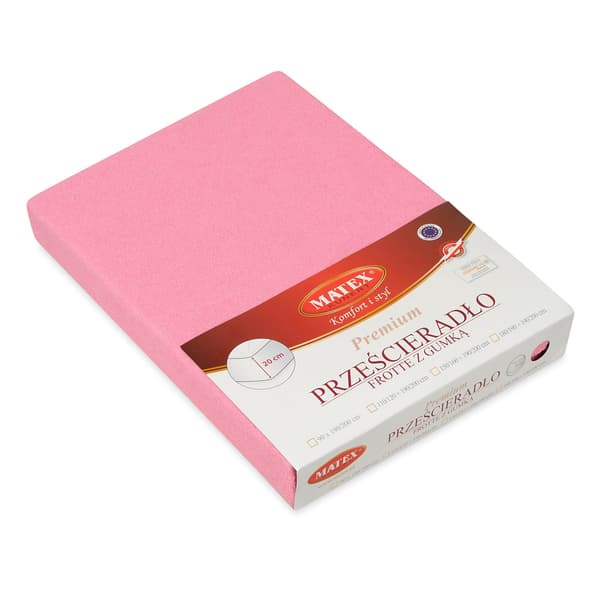 Frottélagen 130/140x190/200 Premium Pink