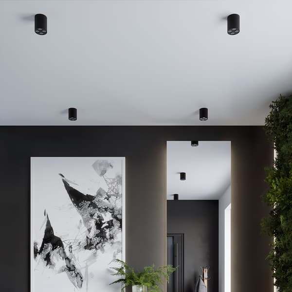 ZOE LED LOFTSLAMPE SORT ALU SOLLUX SL.1210
