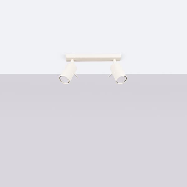 RINGSPOTLIGHT 2 GU10 BEIGE SOLLUX SL.1495