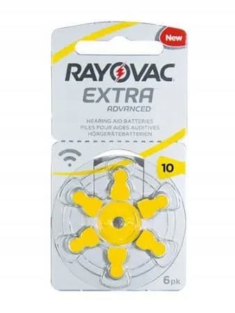 RAYOVAC 10 kuulokojeparistoa 60 kpl