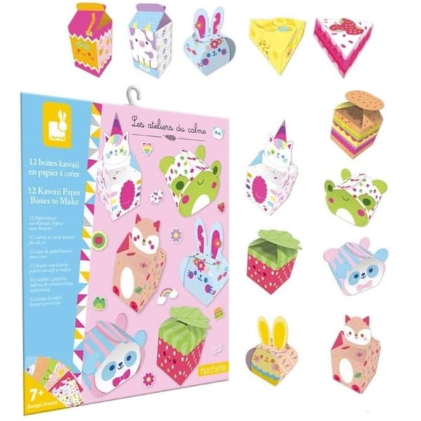Janod KAWAII BOXES papperspysselkit 7+