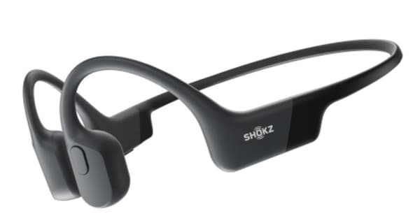 Trådløse hovedtelefoner med knogelede SHOKZ OpenRun Mini USB-C Sort