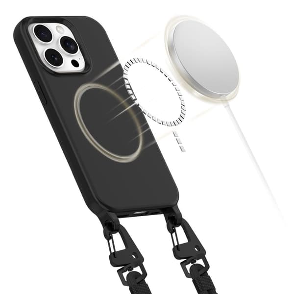 TECH-PROTECT MAGNELHALSBAND MAGSAFE IPHONE 14 PRO SVART