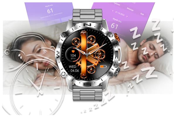 GRAVITY GT20-1 SMARTKLOCKA FÖR HERR – AMOLED, EXTRA ARMBAND (sg024a)