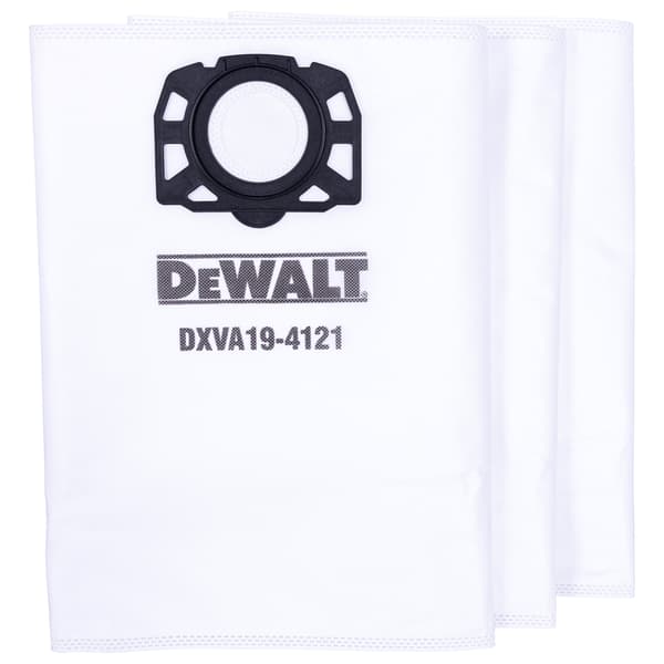 DEWALT TEXTILPÅSAR FÖR DEWALT DAMMSUGARE 23-38L 3 ST.