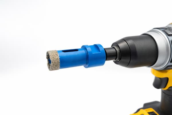 Adapter aksel for boremaskine M14 til Hex 3/8 titanium