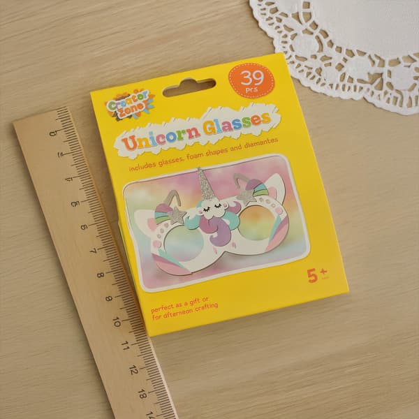 DIY enhörningsutskrivningskit för barn