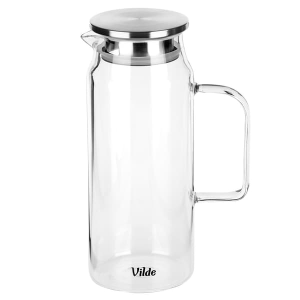 Glaskanna med lock 1,5 l