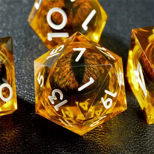 Druid's Mushroom RPG Dice Liquid D20 3,3 cm