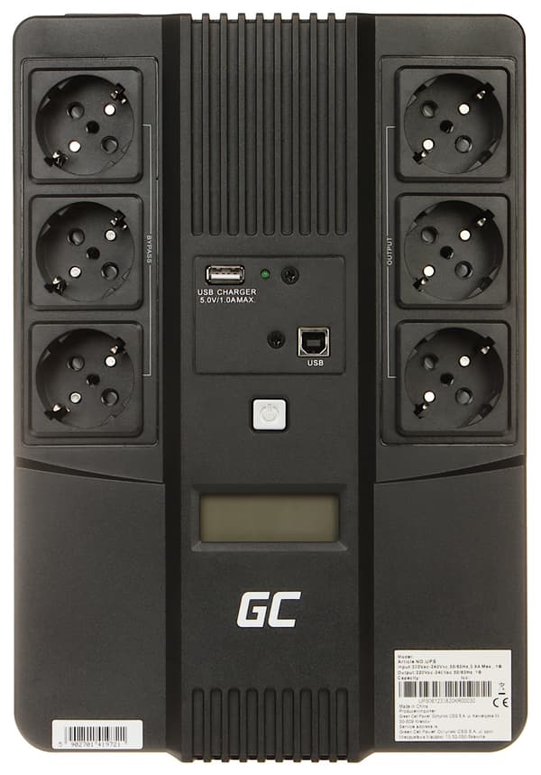 UPS07 800VA Green Cell UPS-virtalähde
