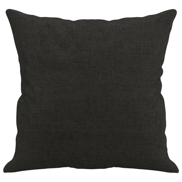 vidaXL Pyntepuder, sæt med 2, sort, 40x40 cm, stof