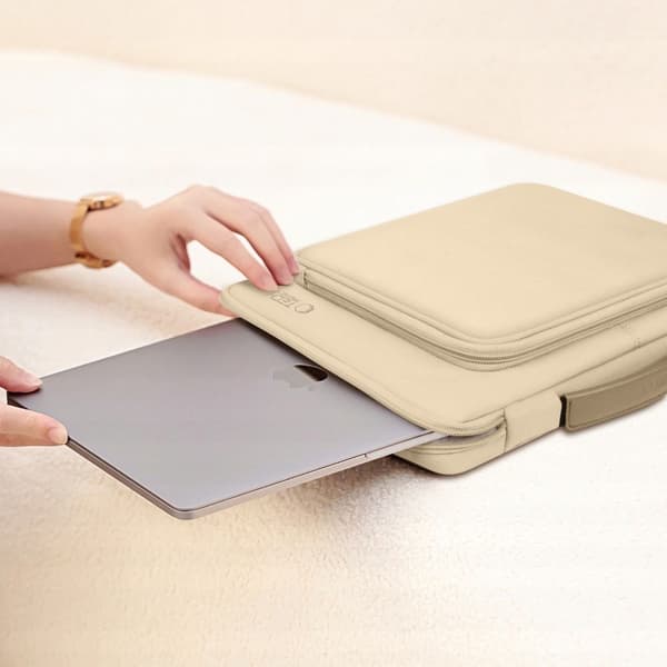 TECH-PROTECT BASIC BÆRBAR TASKE 13-14" ØRKENBEIGE