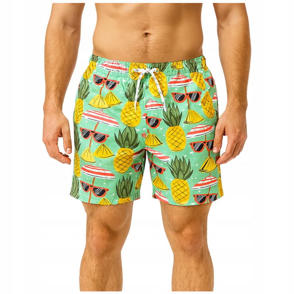 Hawaiianska ungdoms badbyxor nät slim M