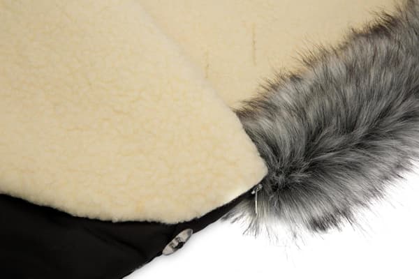 ESKIMO MUSTA MAKUPUSSSI / VILLA 100 X 46