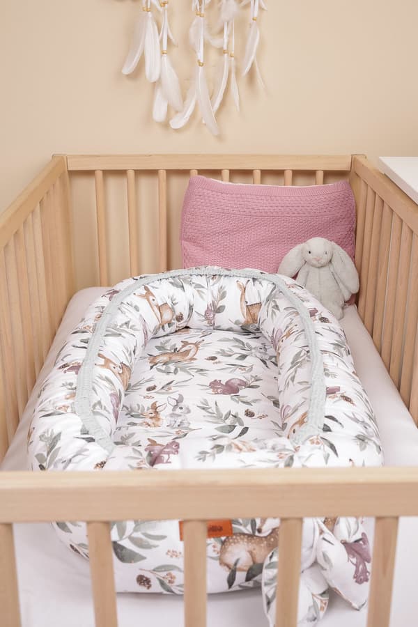Wafer Cocoon 80x45 Deer Mint + Pude
