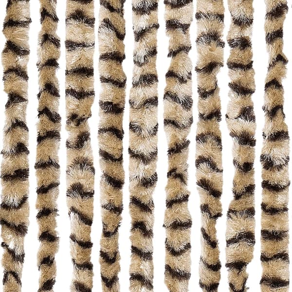 vidaXL Flugnät Beige Brun 90x200 cm Chenille