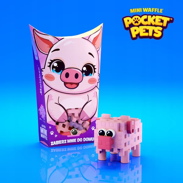 Marioinex Mini Waffle POCKET PETS - GRIS set