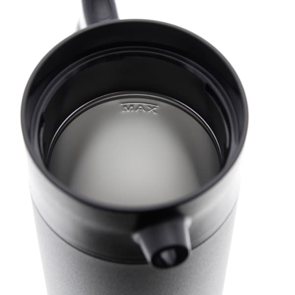 Termokande med stempelinfuser til kaffe og te 1 l sort