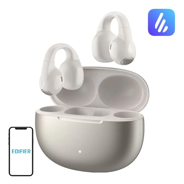 Edifier Comfo C trådlösa hörlurar med öppen öra (Pearl)