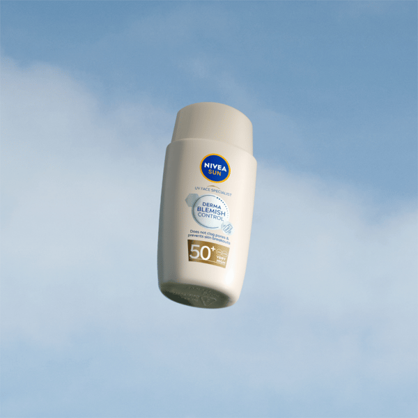 NIVEA SUN Skyddande ansiktskräm Derma Skin Clear SPF50+ 40ml