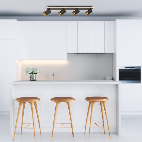 PARMA LED-PANDELAMPE SORT LYS PRESTIGE LP-0612/4C BK