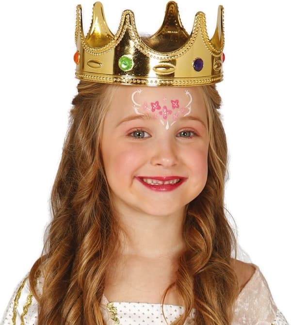 Dronning Kong Prinsesse Guld Børnekrone