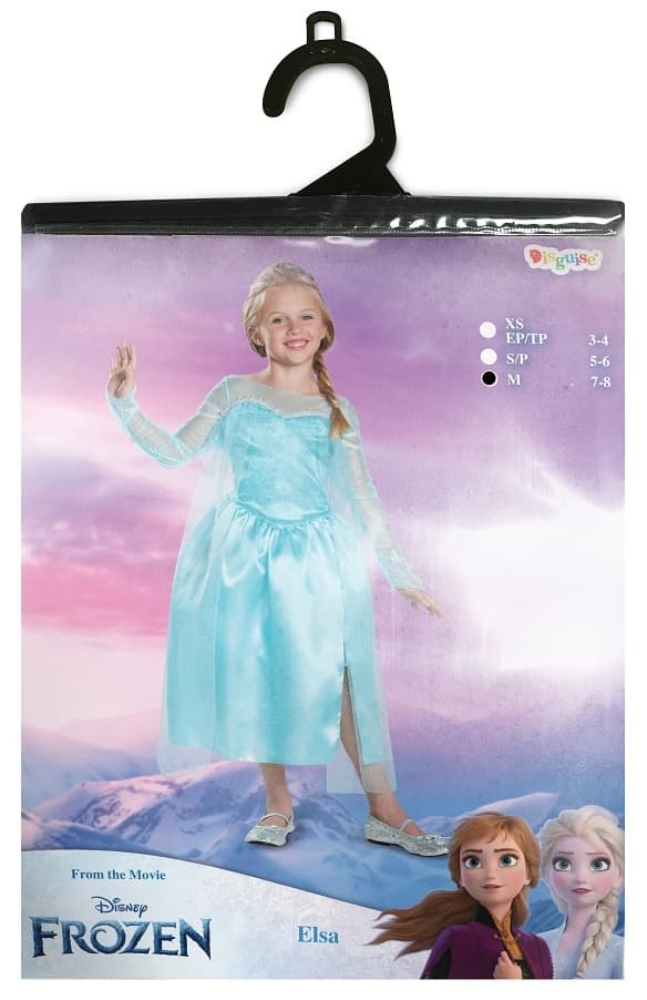 Frost ELSA kostume til 7-8 år
