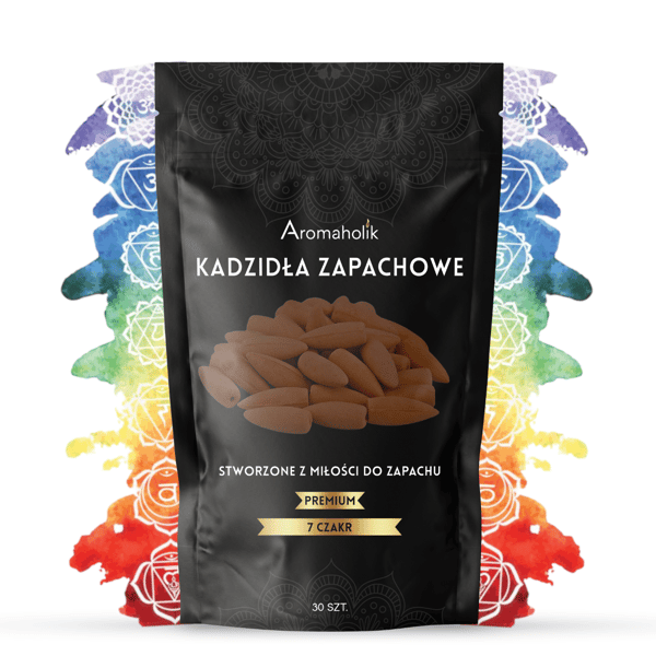 Luonnolliset XL-kartiosuitsukkeet - 7 chakraa 30 kpl