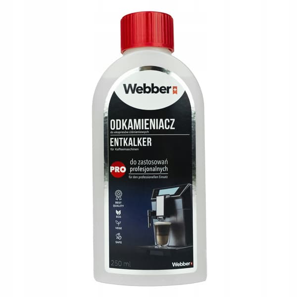 STÆRK Flydende Afkalkningsmiddel 1L UNIVERSAL STOR WEBBER til Espressomaskine -1000ml