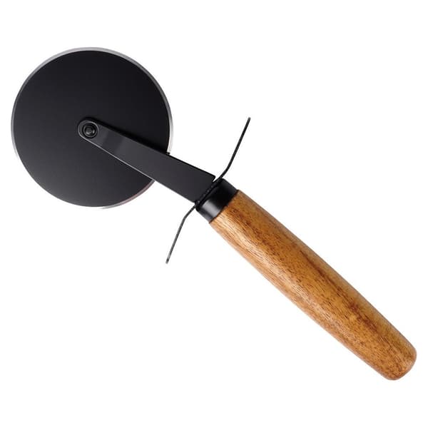 Pizzalauta puinen pyöreä veitsellä 30 cm 2 kpl