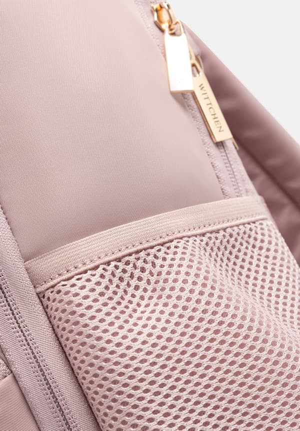 Wittchen dam multifunktionell flygplansrygsäck rosa nylon