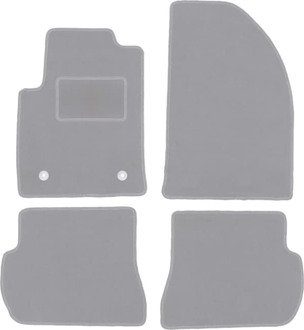 Grå bilmåtter til Ford Fiesta MK6 hatchback (2002-2010)