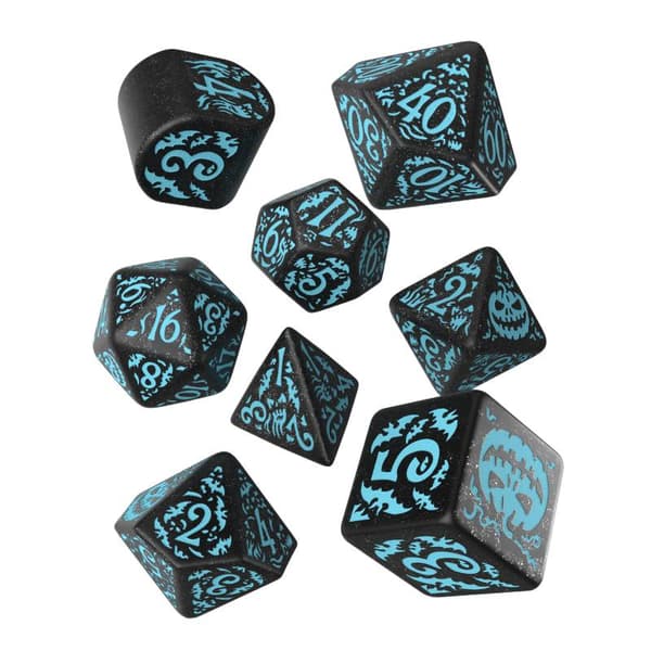 Q-Workshop Tärningar Adventskalender 2023 Jultärningsset RPG-tärningar