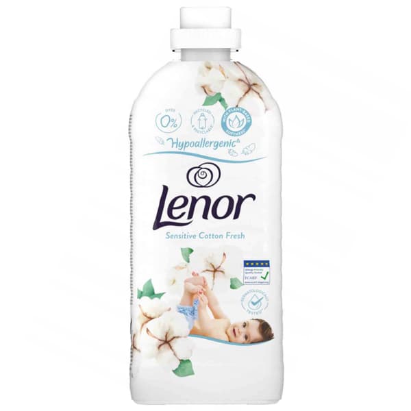 LENOR Sensitive Cotton Fresh skyllemiddel 1,2 l