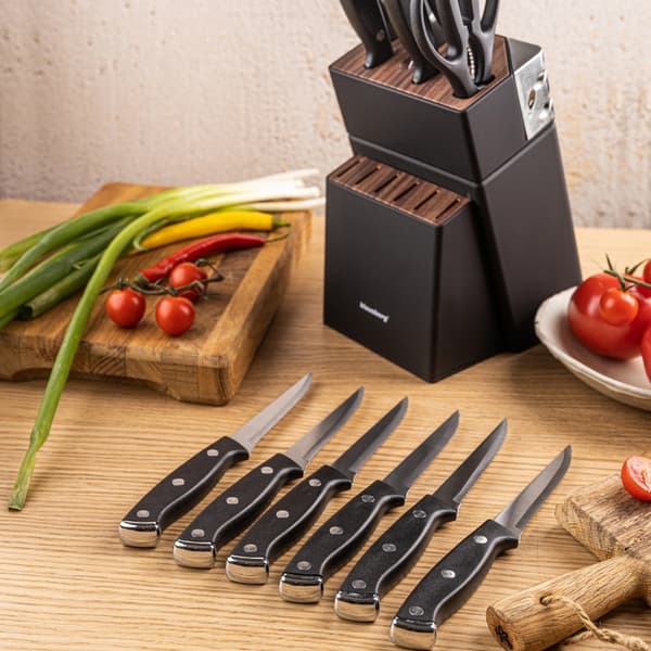 KLAUSBERG KB-7985 KÖKS- OCH STEAKKNIVSET I BLOCK