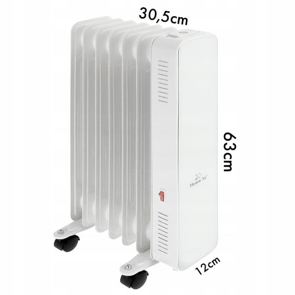 OSLO 1500W Hvid WiFi Olieradiator
