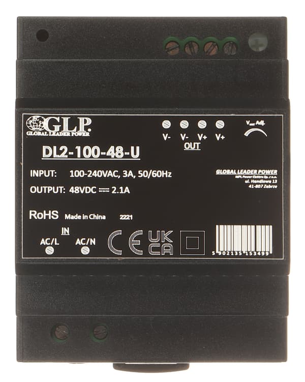 Switching-strømforsyning DL2-100-48-U