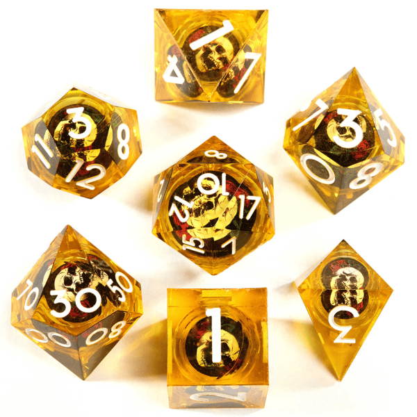 Imperius Curse RPG terningsæt med 7 flydende terninger