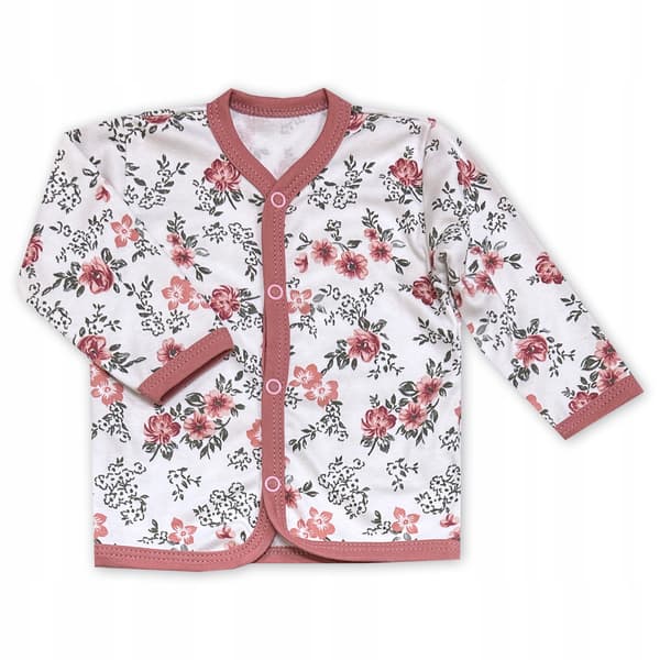 KAFTAN 86 BLUSE til piger med ROSER print