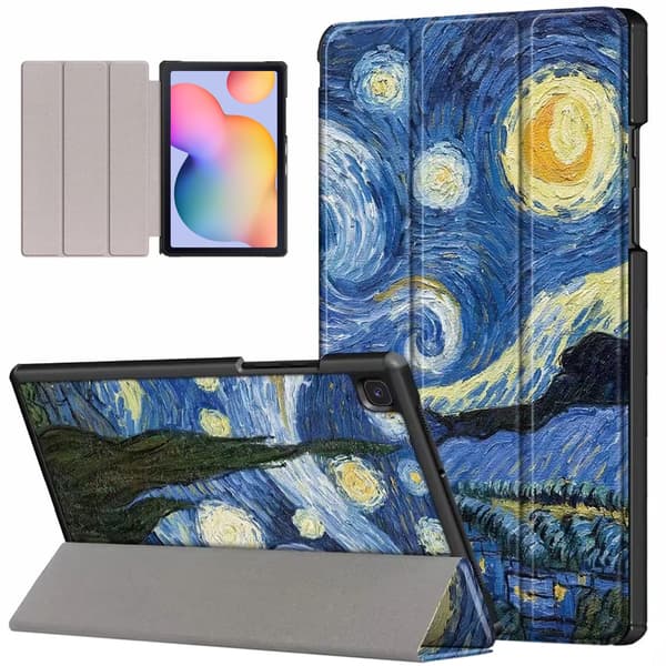 Etui Graphic Galaxy Tab S6 Lite 22/24 - Stjärnhimmel