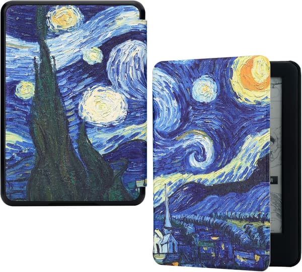 Läsare för Kindle 10 2019 6" Van Gogh Starry Night