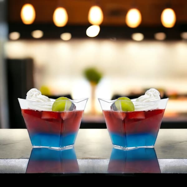 KOPPER OG BEHOLDERE TIL DESSERTER 100 ml 24 stk. STAR-kop til snacks