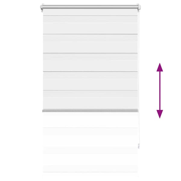 Rullgardin Zebra (90 x 150 cm) Vit