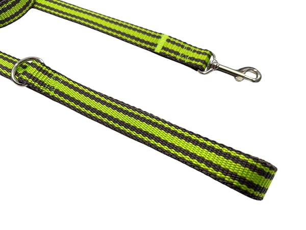 Klassisk gå-hundesnor, solid, komfortabel, grafitgrøn, M - 150cm