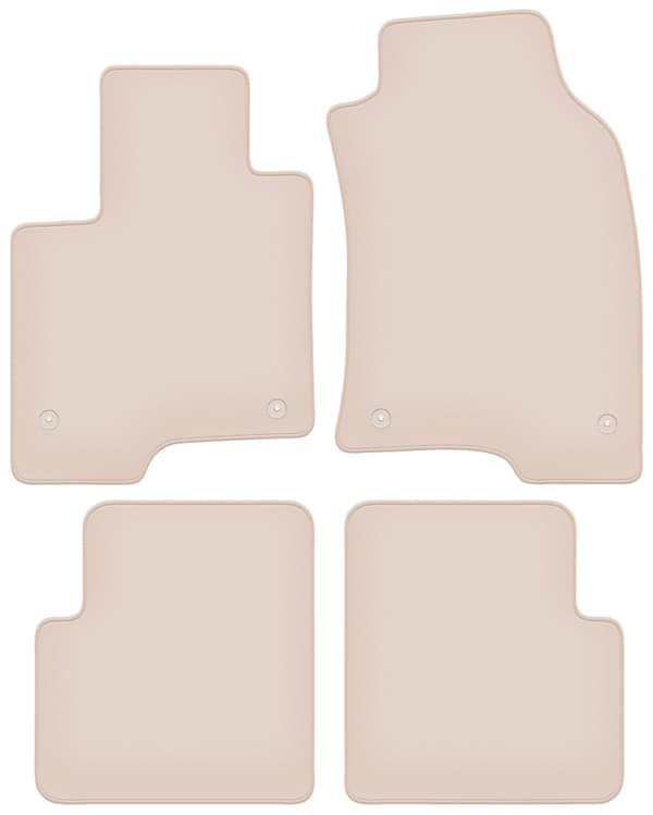 Bilmåtter PREMIUM beige til Fiat Panda III hatchback 2012-