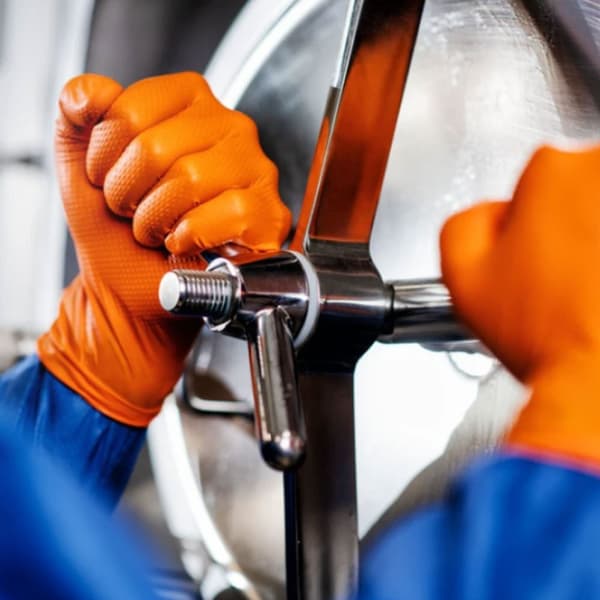 Mercator Gogrip nitrilhandskar S orange 50 st