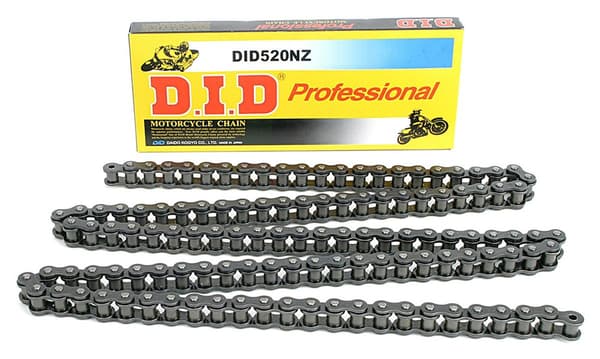 DID 520NZ Kæde 116 Led Enduro Cross Sølv