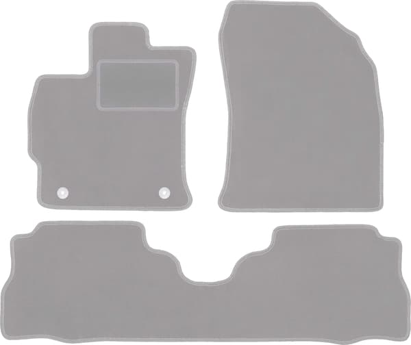 Grå bilmåtter til: Toyota Prius III Plus hatchback (2011-2015)