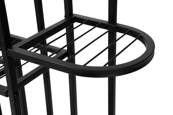 STIGAN svart metall loft blomställning